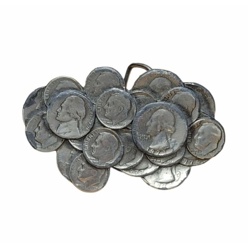 1979 Coin Belt Buckle Vintage The Great American Buckle Co 338 Limited Edition